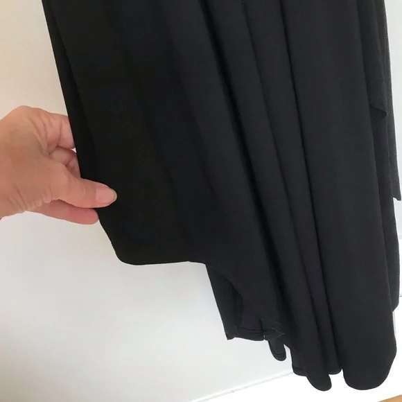 MSK Black wide leg Jumpsuit with 3/4 length sleeves - Picture 11 of 13